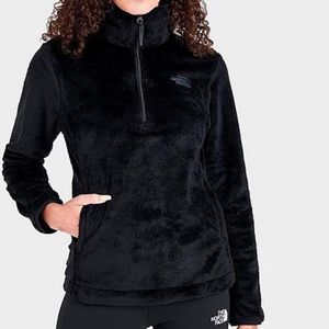WOMEN'S THE NORTH FACE OSITO QUARTER-ZIP PULLOVER JACKET Black
